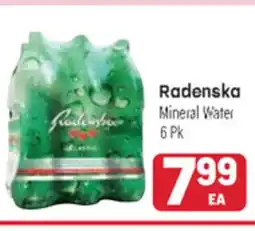 Tony’s Fresh Market Radenska Mineral Water offer