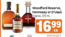 Tony’s Fresh Market Woodford Reserve, Hennessy or D'Ussé Cognac offer