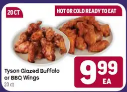 Tony’s Fresh Market Tyson Glazed Buffalo or BBQ Wings offer