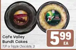Tony’s Fresh Market Cafe Valley Bundt Cakes offer