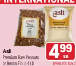 Tony’s Fresh Market Asli Premium Raw Peanuts or Besan Flour offer