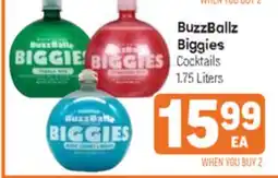 Tony’s Fresh Market BuzzBallz Biggies Cocktails offer
