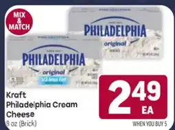 Tony’s Fresh Market Kraft Philadelphia Cream Cheese offer