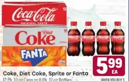 Tony’s Fresh Market Coke, Diet Coke, Sprite or Fanta offer