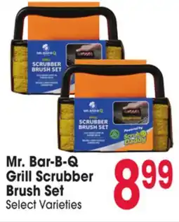 Jewel-Osco Mr. Bar-B-Q Grill Scrubber Brush Set offer