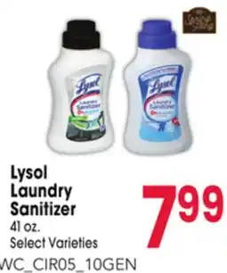 Jewel-Osco Lysol Laundry Sanitizer offer