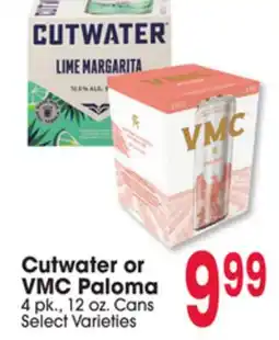 Jewel-Osco Cutwater or VMC Paloma offer