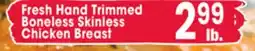 Jewel-Osco Fresh Hand Trimmed Boneless Skinless Chicken Breast offer