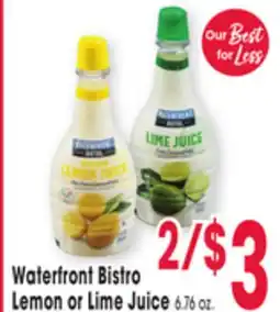Jewel-Osco Waterfront Bistro Lemon or Lime Juice offer