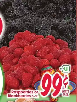 Jewel-Osco Raspberries or Blackberries offer