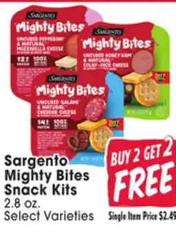 Jewel-Osco Sargento Mighty Bites Snack Kits offer