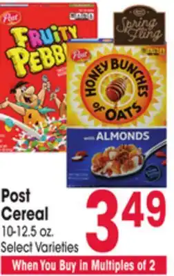 Jewel-Osco Post Cereal offer