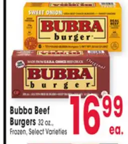 Jewel-Osco Bubba Beef Burgers offer