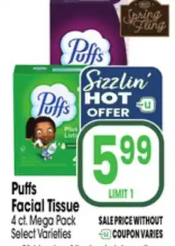 Jewel-Osco Puffs Facial Tissue offer