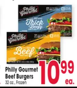 Jewel-Osco Philly Gourmet Beef Burgers offer
