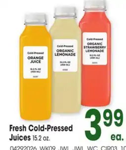 Jewel-Osco Fresh Cold-Pressed Juices offer