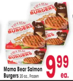Jewel-Osco Mama Bear Salmon Burgers offer