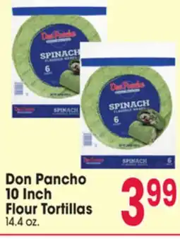 Jewel-Osco Don Pancho 10 Inch Flour Tortillas offer