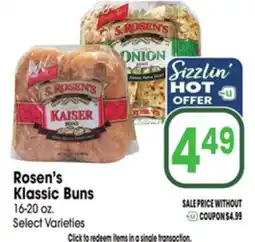 Jewel-Osco Rosen's Klassic Buns offer