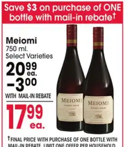 Jewel-Osco Meiomi offer