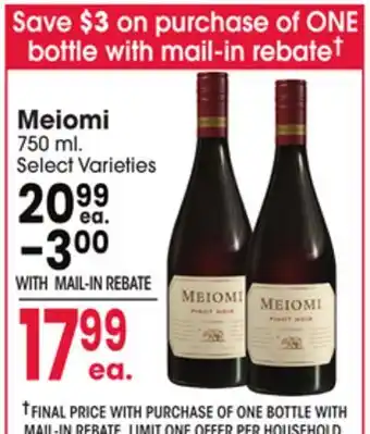Jewel-Osco Meiomi offer
