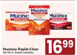 Jewel-Osco Mucinex Rapid + Clear offer