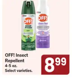 Jewel-Osco OFF! Insect Repellent offer
