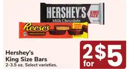 Jewel-Osco Hershey's King Size Bars offer