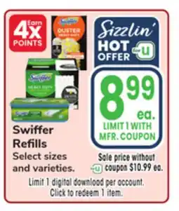 Jewel-Osco Swiffer Refills offer