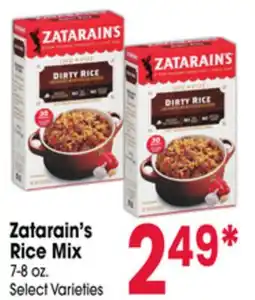 Jewel-Osco Zatarain's Rice Mix offer