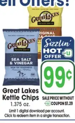 Jewel-Osco Great Lakes Kettle Chips offer