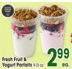 Jewel-Osco Fresh Fruit & Yogurt Parfaits offer