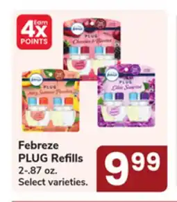 Jewel-Osco Febreze PLUG Refills offer