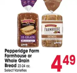 Jewel-Osco Pepperidge Farm Farmhouse or Whole Grain Bread offer
