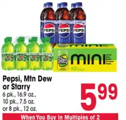 Jewel-Osco Pepsi, Mtn Dew or Starry offer