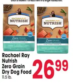 Jewel-Osco Rachael Ray Nutrish Zero Grain Dry Dog Food offer