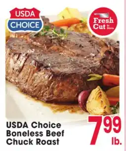 Jewel-Osco USDA Choice Boneless Beef Chuck Roast offer
