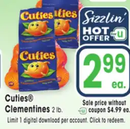 Jewel-Osco Cuties Clementines offer