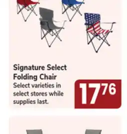 Jewel-Osco Signature Select Folding Chair offer
