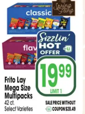 Jewel-Osco Frito Lay Mega Size Multipacks offer