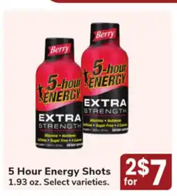 Jewel-Osco 5 Hour Energy Shots offer