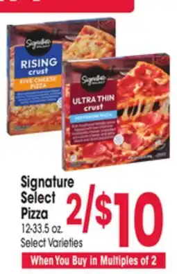 Jewel-Osco Signature Select Pizza offer