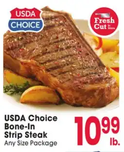 Jewel-Osco USDA Choice Bone-In Strip Steak offer