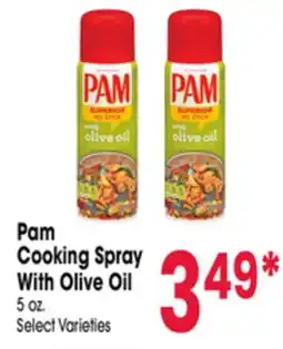 Jewel-Osco Pam Cooking Spray With Olive Oil offer