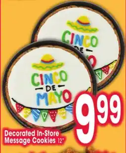 Jewel-Osco Decorated In-Store Message Cookies offer