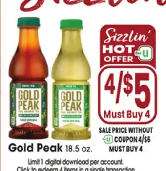 Jewel-Osco Gold Peak offer