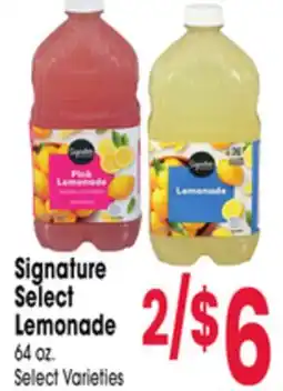 Jewel-Osco Signature Select Lemonade offer