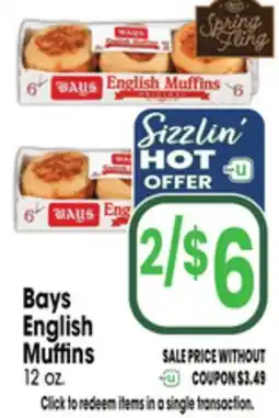 Jewel-Osco Bays English Muffins offer
