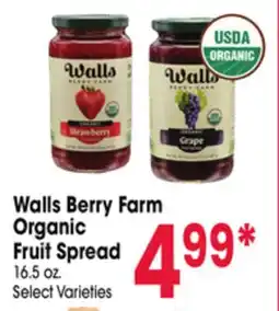 Jewel-Osco Walls Berry Farm Organic Fruit Spread offer