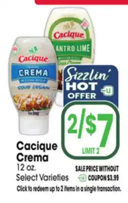 Jewel-Osco Cacique Crema offer